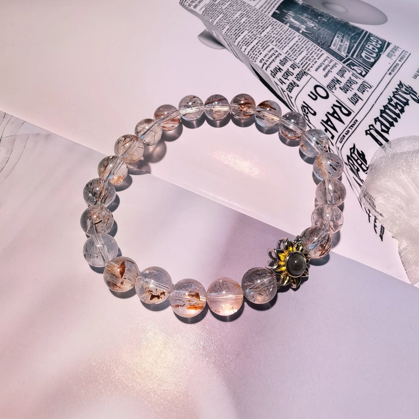 Aurmory · Black Gold Super Seven Memory Projection Bracelet