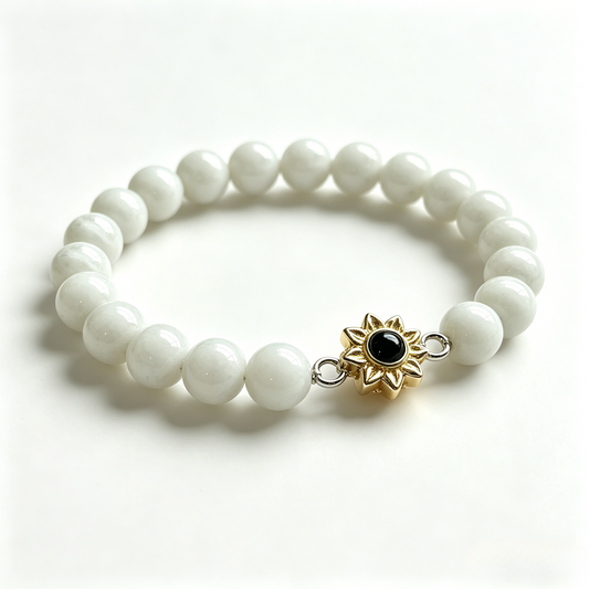 Aurmory · Snowflake Quartz Memory Projection Bracelet
