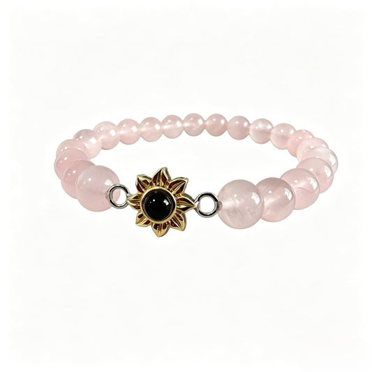 Aurmory · Rose Quartz Memory Projection Bracelet