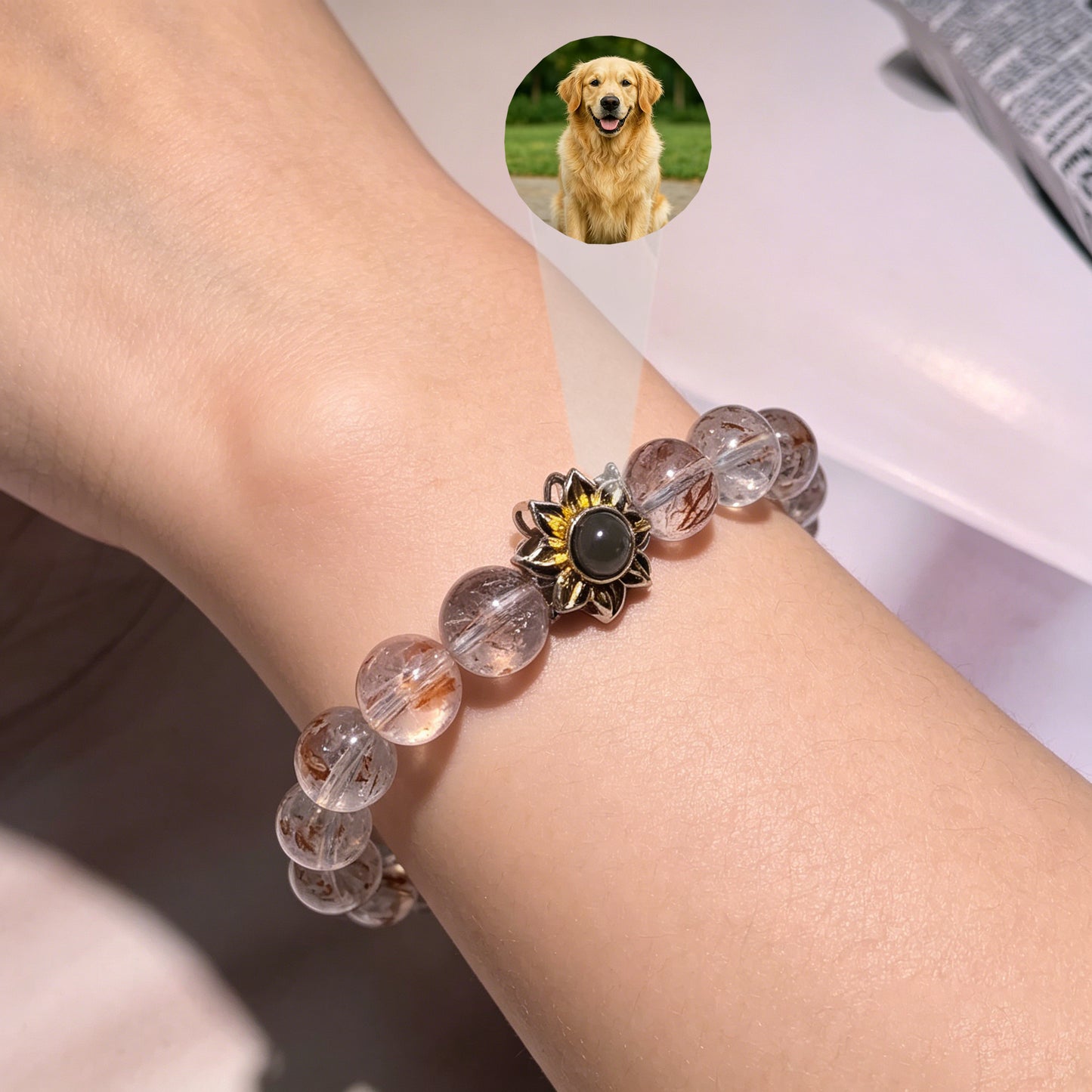 Aurmory · Black Gold Super Seven Memory Projection Bracelet