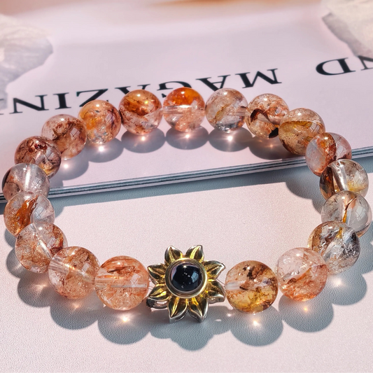 Aurmory · Koi Hematoid Quartz Memory Projection Bracelet
