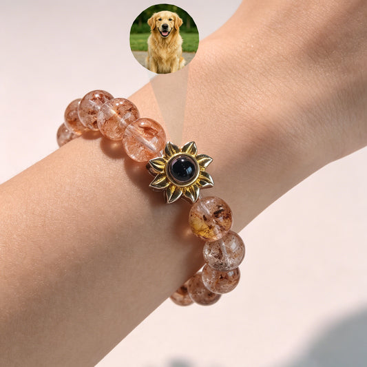 Aurmory · Koi Hematoid Quartz Memory Projection Bracelet