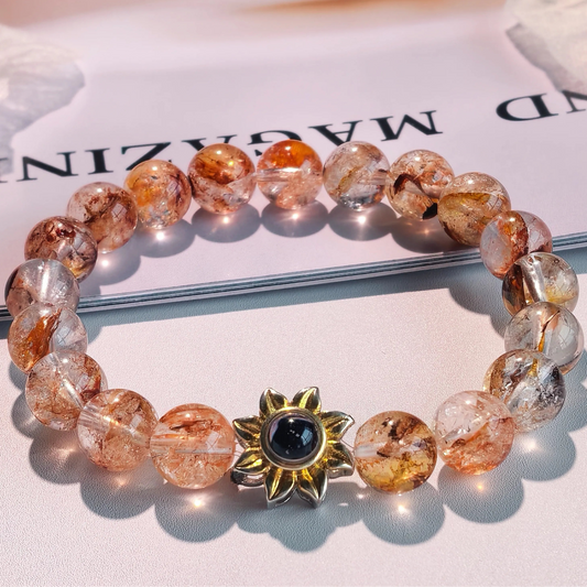 Aurmory · Koi Hematoid Quartz Memory Projection Bracelet