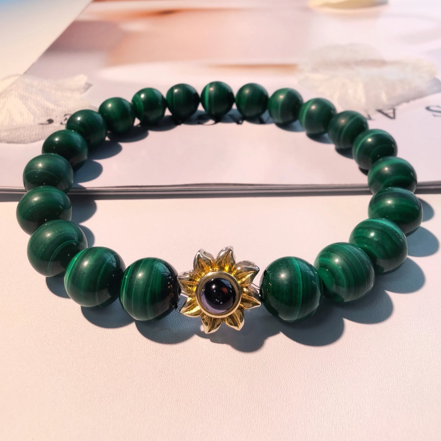 Aurmory · Malachite Memory Projection Bracelet