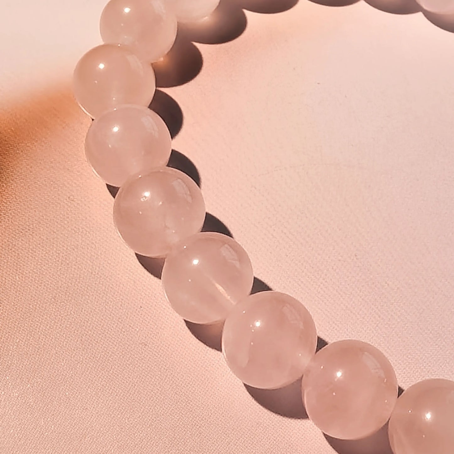 Aurmory · Rose Quartz Memory Projection Bracelet