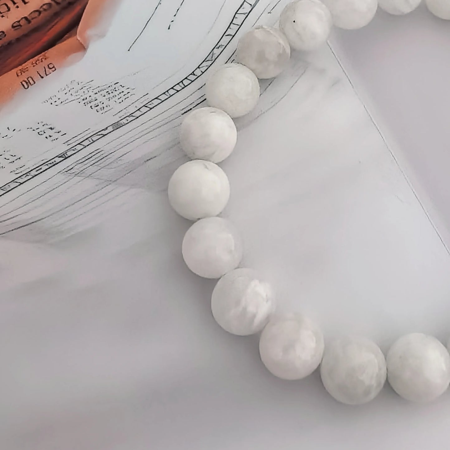 Aurmory · Snowflake Quartz Memory Projection Bracelet