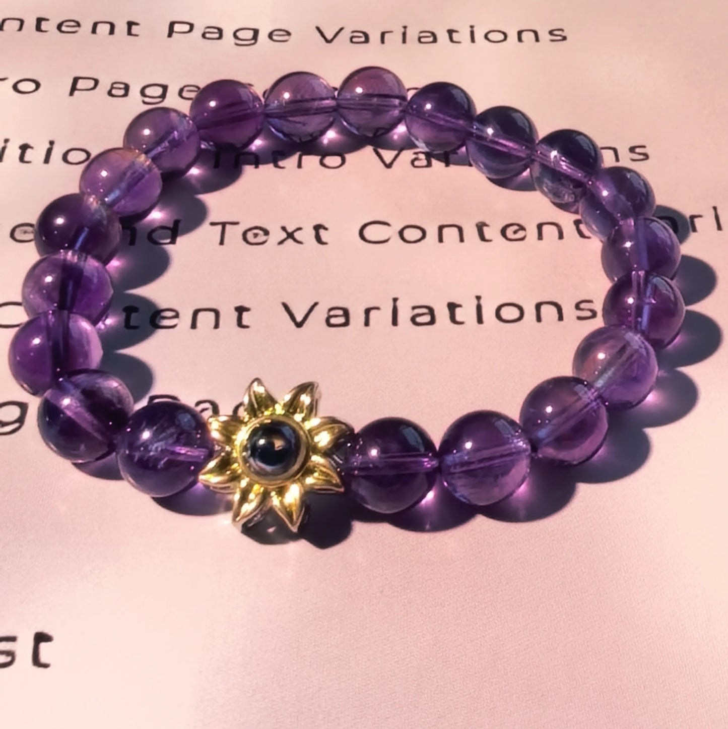 Aurmory · Amethyst Memory Projection Bracelet