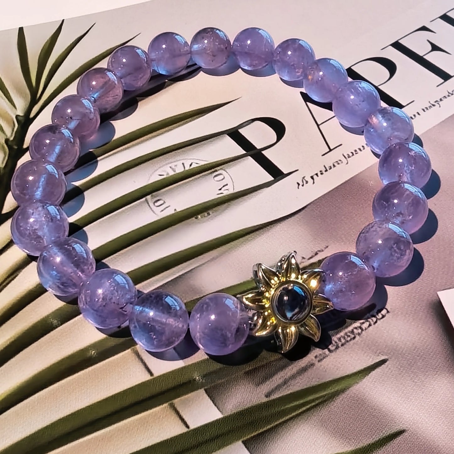 Aurmory · Lavender Amethyst Memory Projection Bracelet