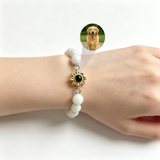 Aurmory · Snowflake Quartz Memory Projection Bracelet
