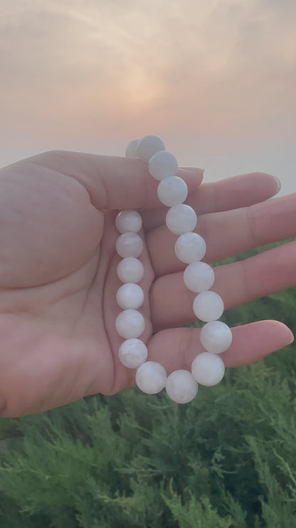 Aurmory · Snowflake Quartz Memory Projection Bracelet
